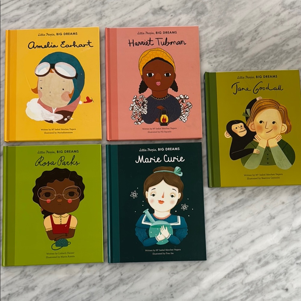 Little People BIG DREAMS Trailblazing Women. Kids Book Set of 5.